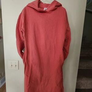 Smash And Tess Coral Hooded  Dress